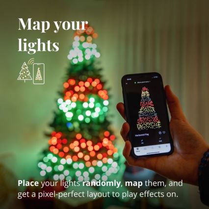 Twinkly - LED RGB Regulable exterior Cinta de Navidad STRINGS 250xLED 23,5m IP44 Wi-Fi