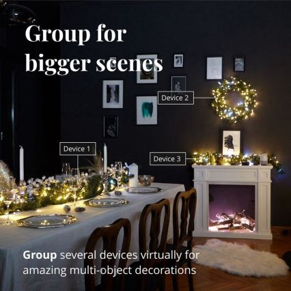 Twinkly - LED Regulable exterior Cinta de Navidad STRINGS 400xLED 35,5m IP44 Wi-Fi