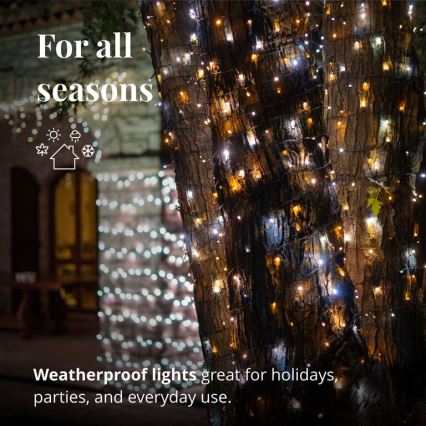 Twinkly - LED Regulable exterior Cinta de Navidad STRINGS 400xLED 35,5m IP44 Wi-Fi