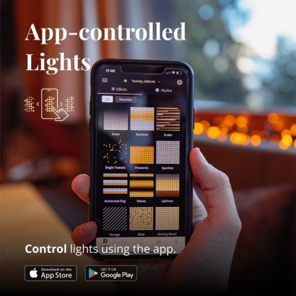 Twinkly - LED Regulable exterior Cinta de Navidad STRINGS 400xLED 35,5m IP44 Wi-Fi