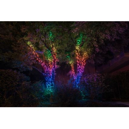 Twinkly - LED RGBW Cadena de Navidad regulable para exteriores STRINGS 600xLED 51,5m IP44 Wi-Fi