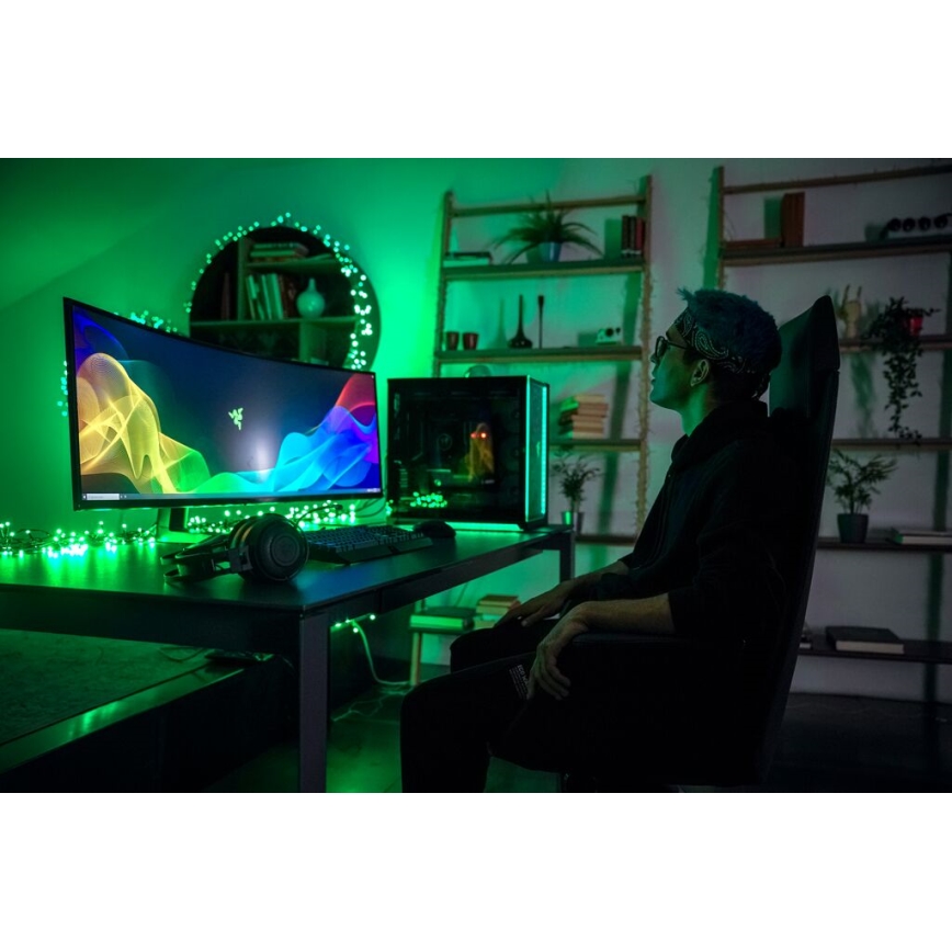 Twinkly - LED RGBW Cadena de Navidad regulable para exteriores STRINGS 600xLED 51,5m IP44 Wi-Fi