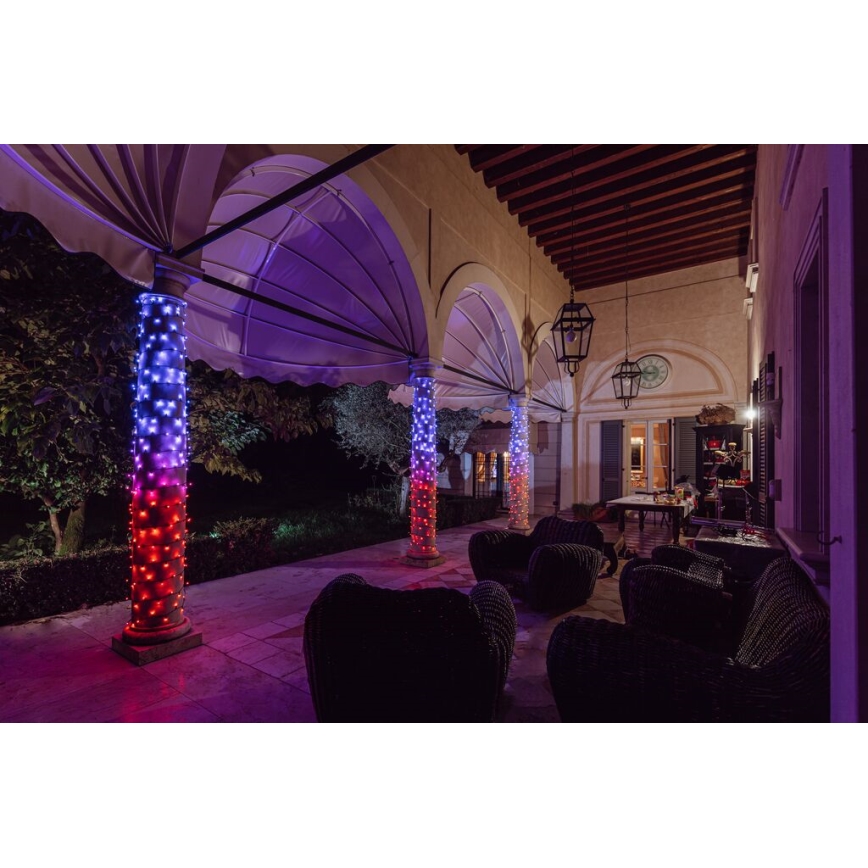 Twinkly - LED RGBW Cadena de Navidad regulable para exteriores STRINGS 600xLED 51,5m IP44 Wi-Fi
