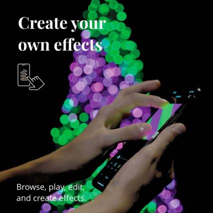 Twinkly - LED RGBW Cadena de Navidad regulable para exteriores STRINGS 600xLED 51,5m IP44 Wi-Fi