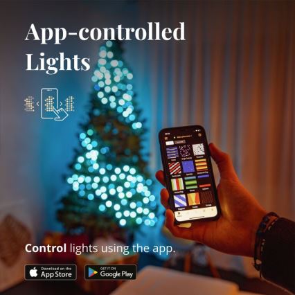 Twinkly - LED RGBW Cadena de Navidad regulable para exteriores STRINGS 600xLED 51,5m IP44 Wi-Fi