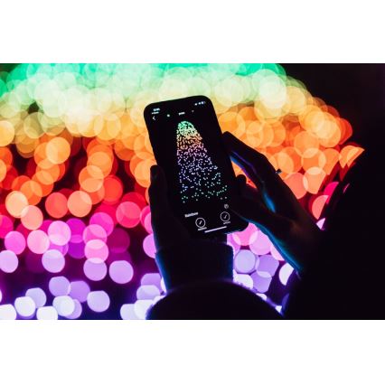 Twinkly - Cadena de Navidad LED RGB regulable para exteriores STRINGS 600xLED 51,5m IP44 Wi-Fi