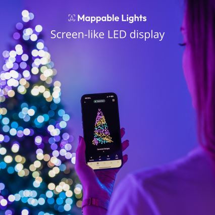 Twinkly TWS750STP-BEU - Cadena LED RGB regulable para exteriores 63,5m IP44 Wi-Fi