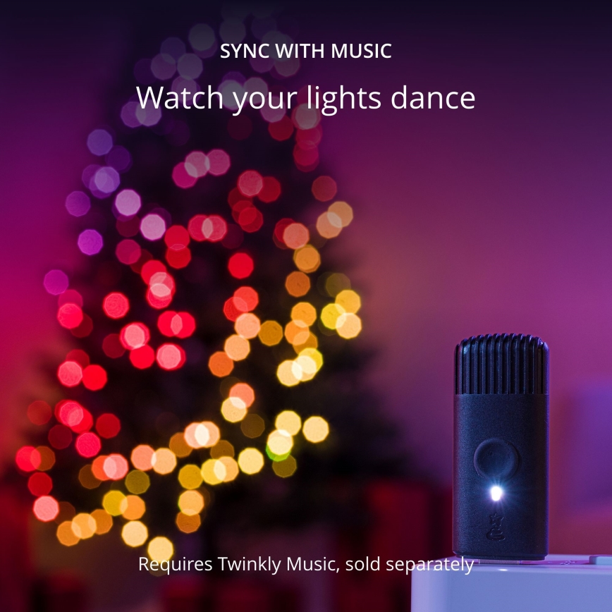Twinkly TWS750STP-BEU - Cadena LED RGB regulable para exteriores 63,5m IP44 Wi-Fi