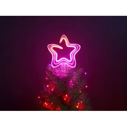 Twinkly - Estrella de Navidad LED RGB regulable 76xLED USB Wi-Fi