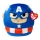 TY - Juguete de peluche Squishy CAPTAIN AMERICA 22 cm