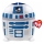 TY - Juguete de peluche Squishy R2D2 Estrella Wars 22 cm