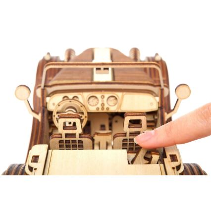 Ugears - Puzzle Mecánico 3D de Madera Coche Roadster