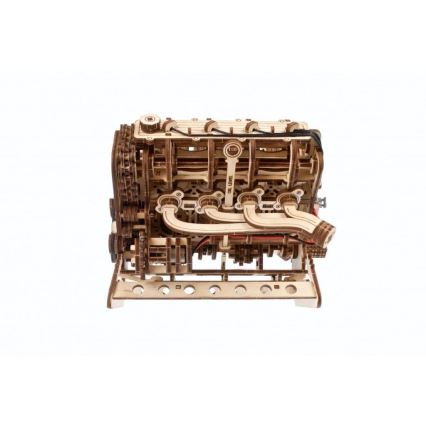 Ugears - Puzzle mecánico 3D de madera Motor V8