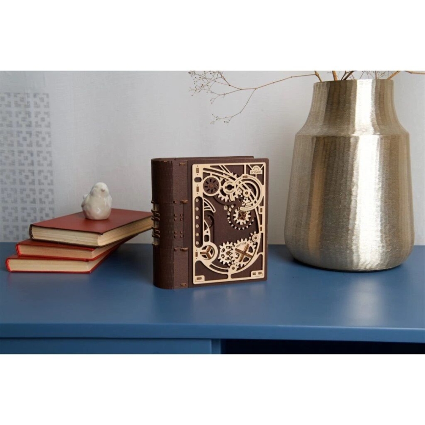 Ugears - Rompecabezas mecánico 3D de madera Libro de los Secretos