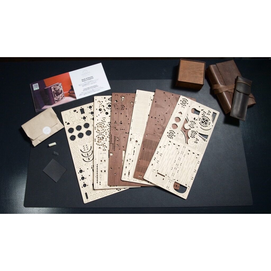 Ugears - Rompecabezas mecánico 3D de madera Libro de los Secretos