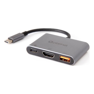 USB hub 3en1 100W HDMI 4K