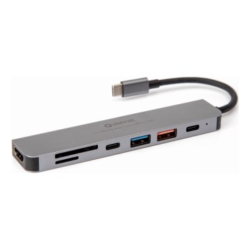 USB hub 7en1 Power Delivery 100W HDMI 4K