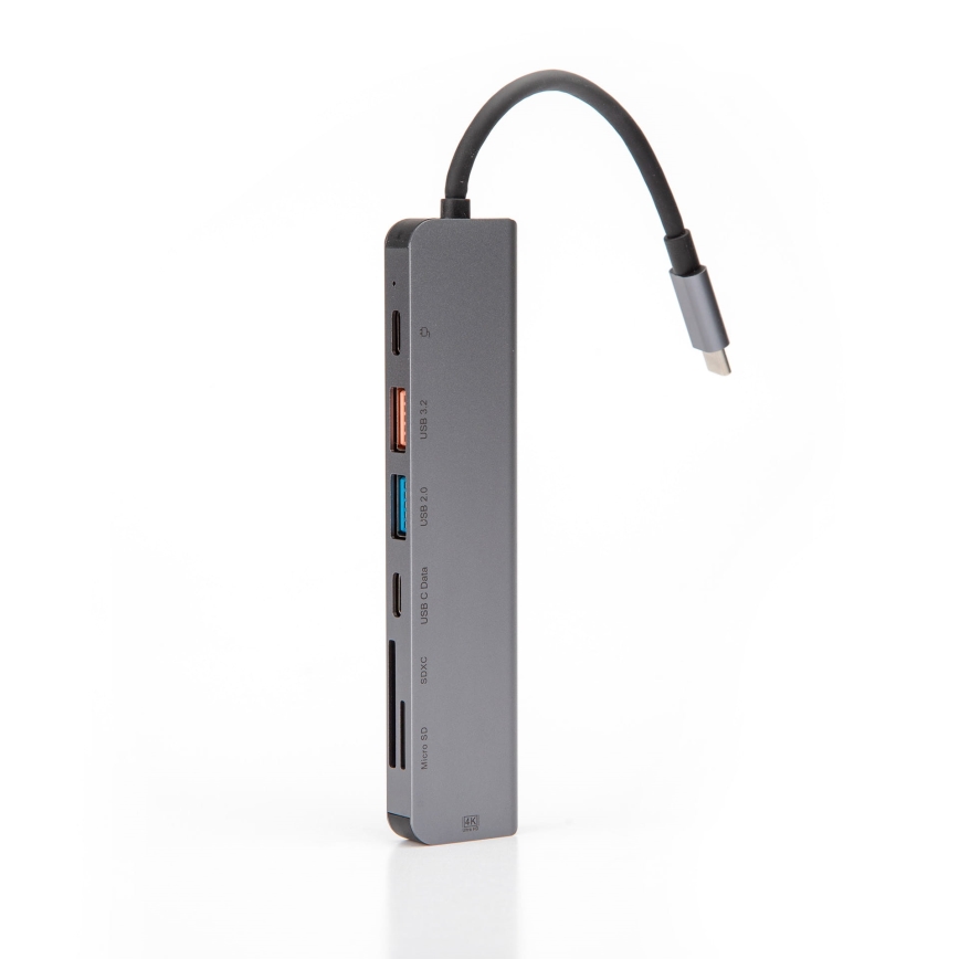 USB hub 7en1 Power Delivery 100W HDMI 4K