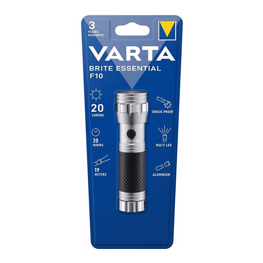 Varta 15608201401 - Linterna LED BRITE ESSENTIALS LED/3xAAA