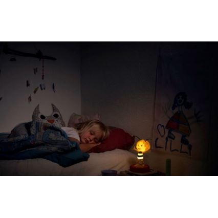 Varta 15635 - Lámpara LED nocturna infantil MAYA THE BEE LED/3xAA