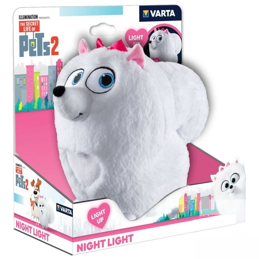 Varta 15643 - LED Lámpara infantil THE SECRET LIFE OF PETS LED/3xAAA