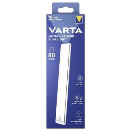 Varta 17624101111 - LED Iluminación recargable para muebles con sensor de movimiento LED/5V