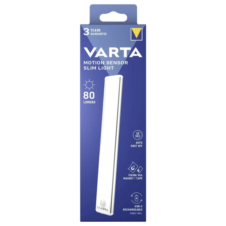 Varta 17624101111 - LED Iluminación recargable para muebles con sensor de movimiento LED/5V