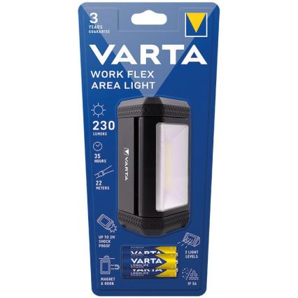 Varta 17648101421 - Linterna portátil LED WORK FLEX AREA LIGHT LED/3xAA IP54