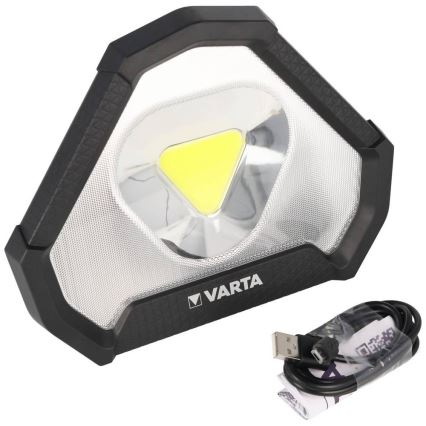 Varta 18647101401 - Linterna LED portátil WORK FLEX LED/12W/5V 5200mAh IP54