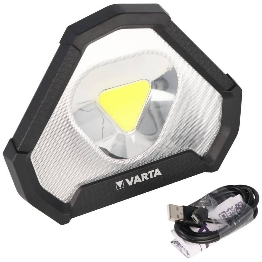 Varta 18647101401 - Linterna LED portátil WORK FLEX LED/12W/5V 5200mAh IP54