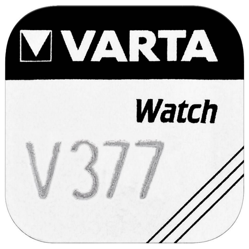 Varta 3771 - 1 pz. Batería de botón de óxido de plata V377 1,5V
