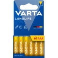 Varta 4103101746 - 6 pilas alcalinas LONGLIFE AAA 1,5V