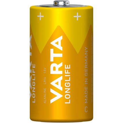 Varta 4114101422 - 2 pz Batería alcalina LONGLIFE LR14/C 1,5V