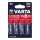 Varta 4706101404 - 4 uds Pila alcalina LONGLIFE AA 1,5V