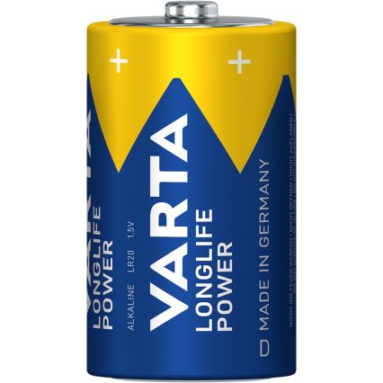 Varta 4920121422 - 2 pz Batería alcalina LONGLIFE POWER LR20/D 1,5V