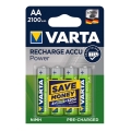 Varta 56706 - 4 uds Baterías recargables ACCU AA NiMH/2100mAh/1,2V