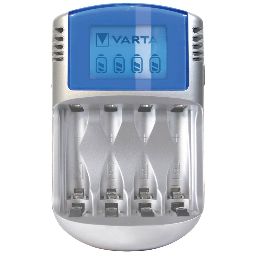 Varta 57070201451 - Cargador de pilas LCD 4xAA/AAA 2600mAh 5V