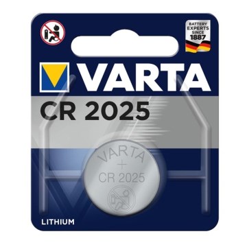 Varta 6025 - 1 unidad Batería de litio CR2025 3V