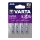 Varta 6103301404 - 4 uds Batería de Litio ULTRA AAA 1,5V