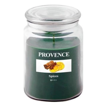 Vela aromática SPICES, 510 g — 85–95 horas de combustión.
