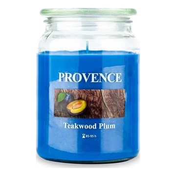 Vela aromática TEAKWOOD PLUM, 510 g, 85-95 horas