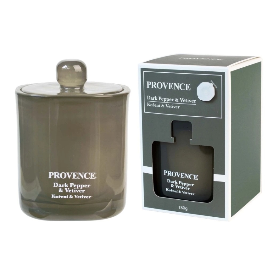 Vela perfumada DARK PEPPER VETIVER 180 g 25 horas.