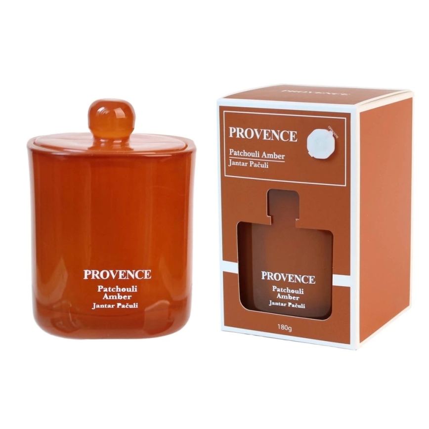 Vela perfumada PACHULÍ ÁMBAR 180 g 25 horas