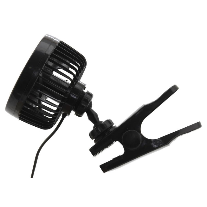 Ventilador con clip USB 4W/5V negro