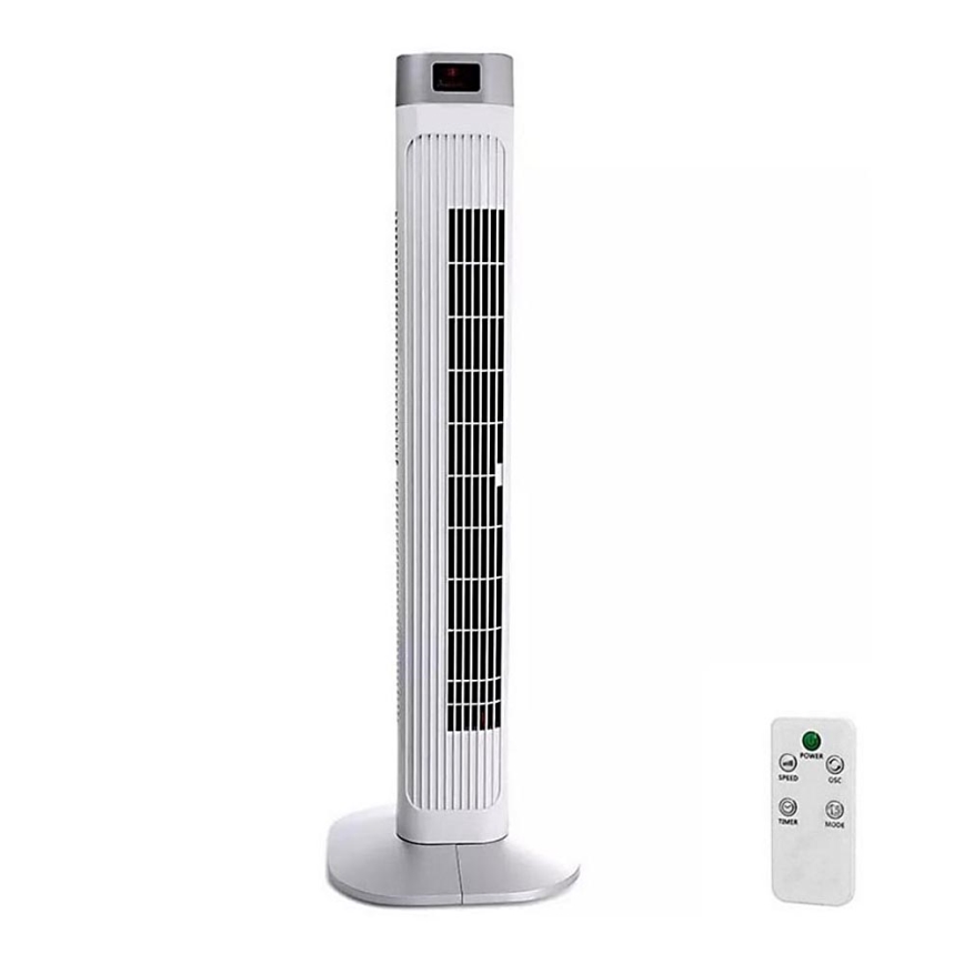 Ventilador de columna con control de temperatura y control remoto 55W/230V