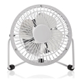 Ventilador de mesa 3W/USB 10 cm blanco