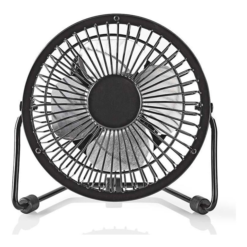 Ventilador de mesa 3W/USB 10 cm negro