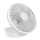 Ventilador de mesa recargable 10W/5V 2400 mAh blanco