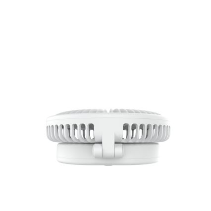 Ventilador de mesa recargable 10W/5V 2400 mAh blanco