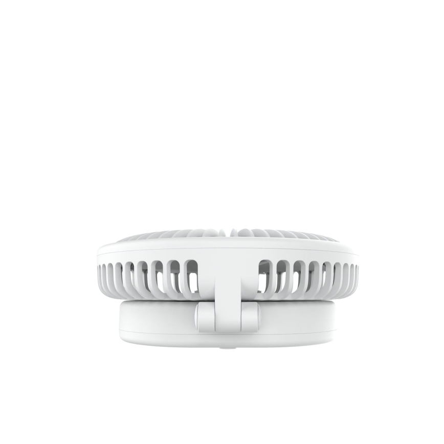 Ventilador de mesa recargable 10W/5V 2400 mAh blanco